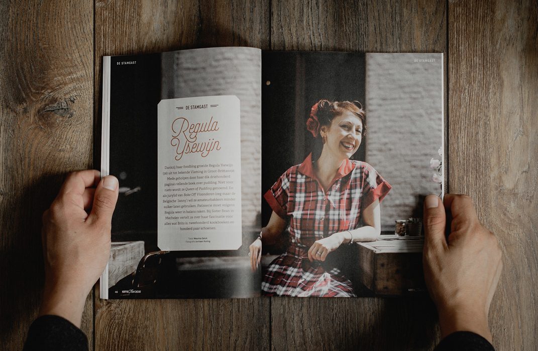 The Bake off Vlaanderen Mechelen KoffieTCacao magazine #27 - Regula Ysewijn