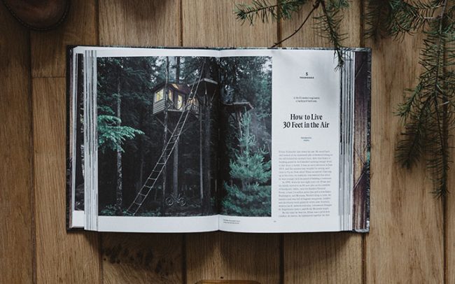 Concept photography Cabin porn book - Product photography