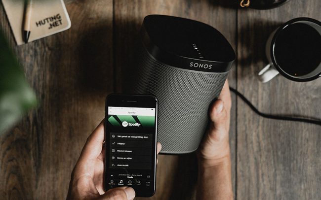 Concept photography Sonos with Spotify - Product photography