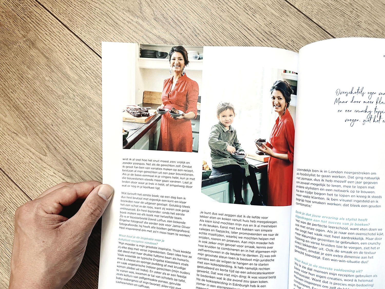 Jurriaan Huting Huting.net Nijmegen Fotoshoot Magazine - Britse kookboeken-schrijfster Rukmini Iyer - Gottmer Uitgevers groep