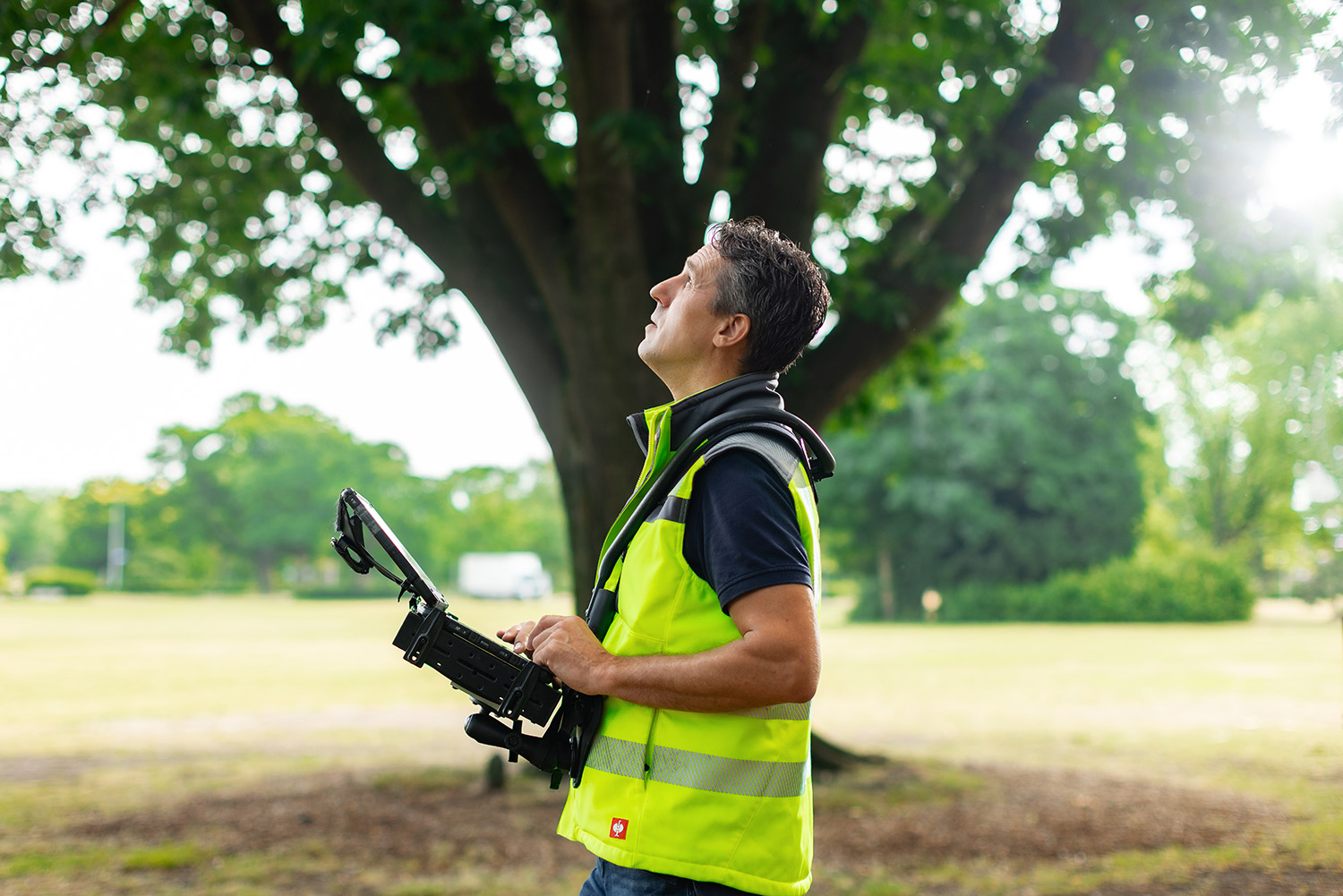 Expertteams van Cobra GroenInzicht in actie op locatie, bedrijfsfotografie door Jurriaan Huting