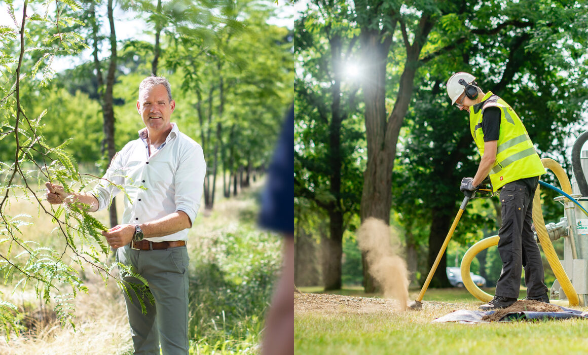 Expertteams van Cobra GroenInzicht in actie op locatie, bedrijfsfotografie door Jurriaan Huting